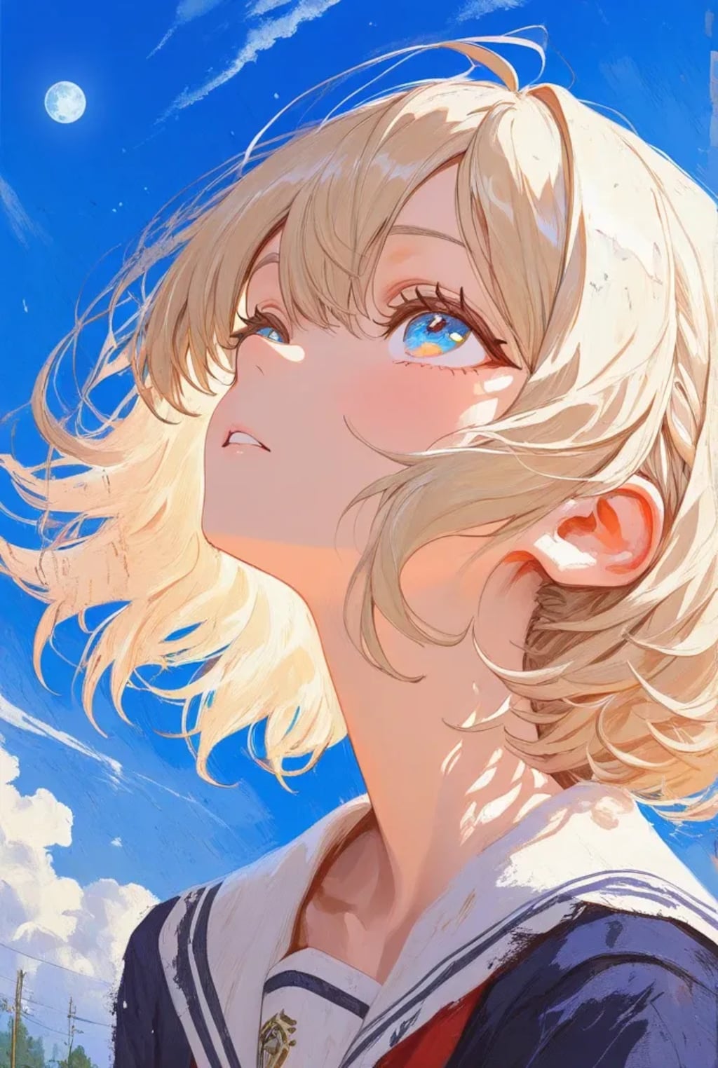月を呼ぶ少女