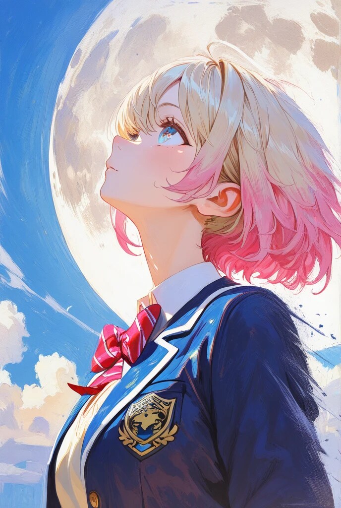 月を呼ぶ少女 | の人気AIイラスト・グラビア