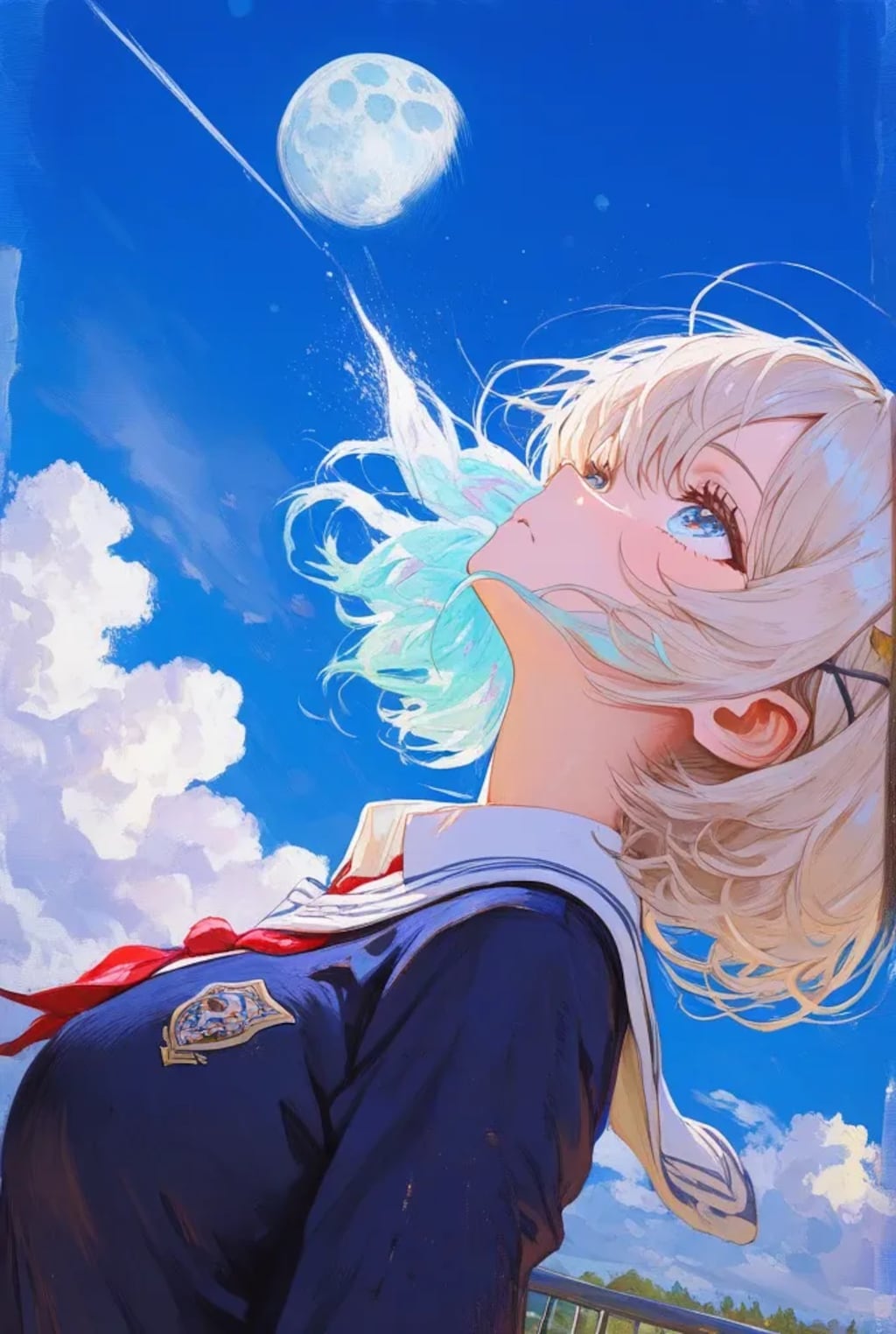 月を呼ぶ少女
