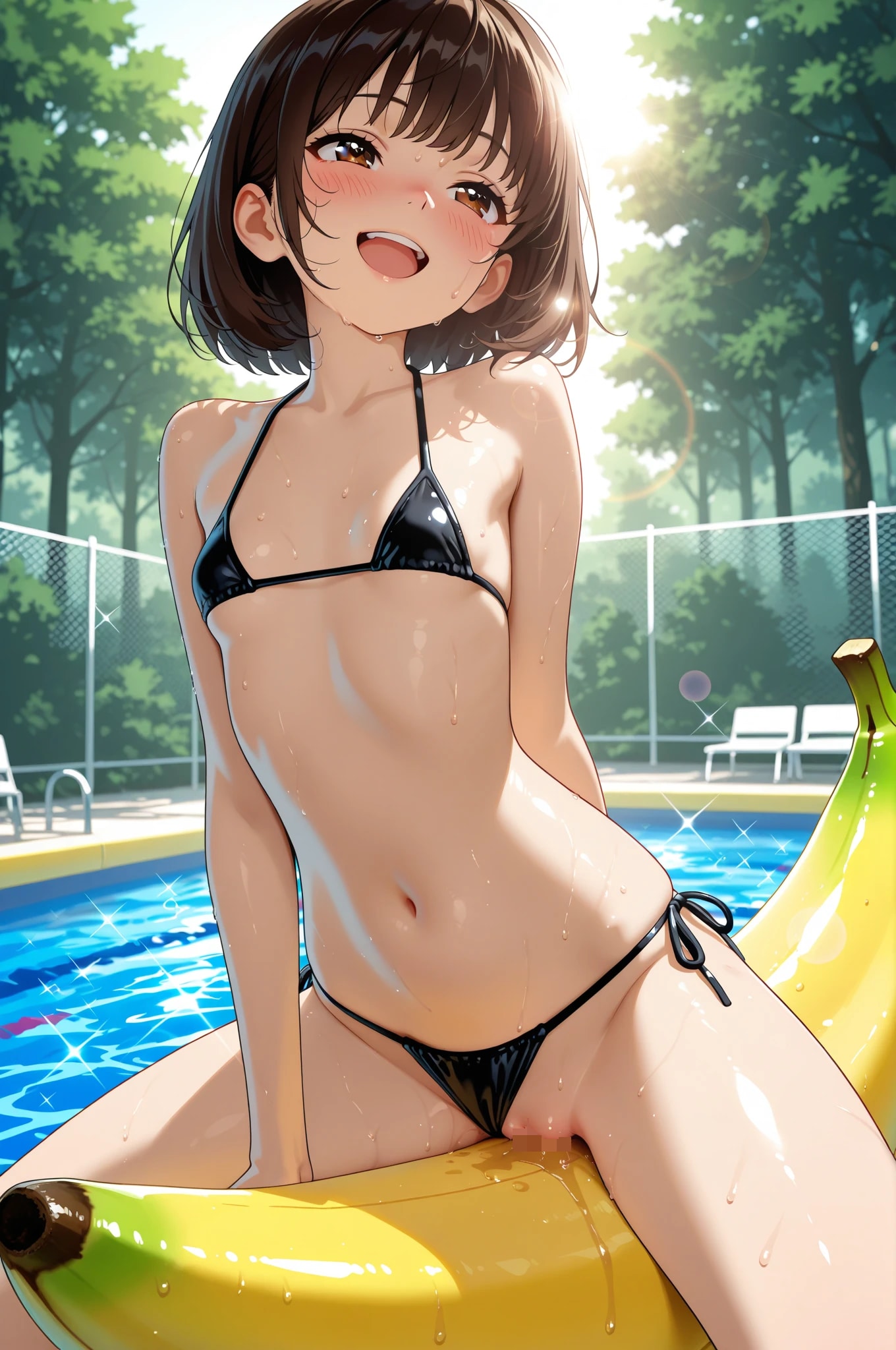 初オ○ニーはＪＣ。夏の市民プールで。