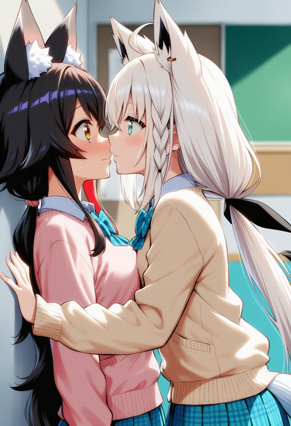 フブミオが壁ドンしてちゅー♡