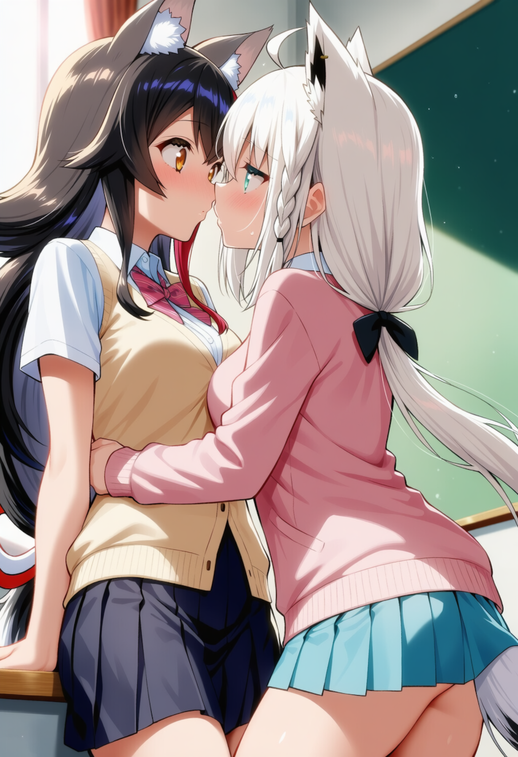 フブミオが壁ドンしてちゅー♡