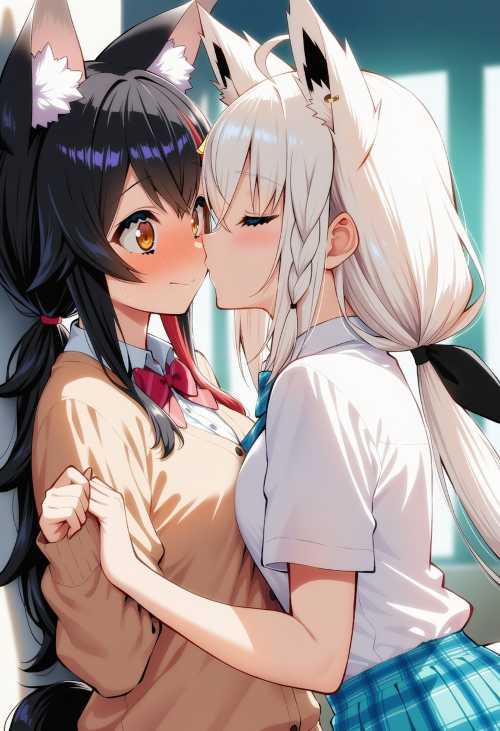 フブミオが壁ドンしてちゅー♡
