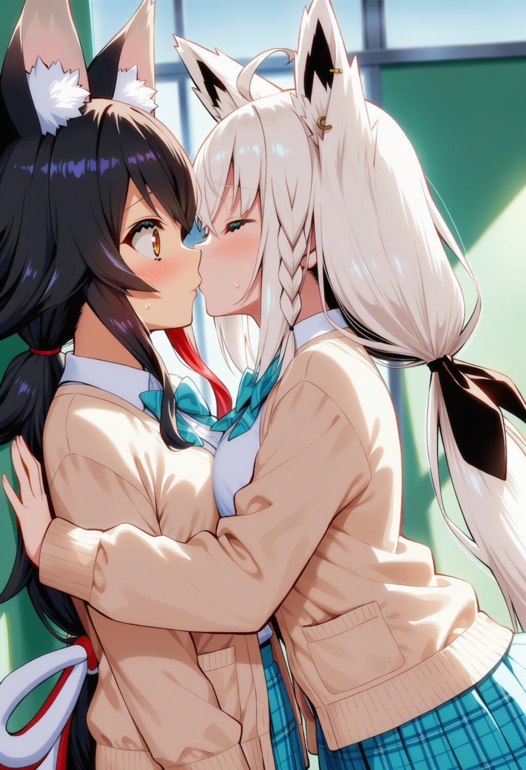 フブミオが壁ドンしてちゅー♡