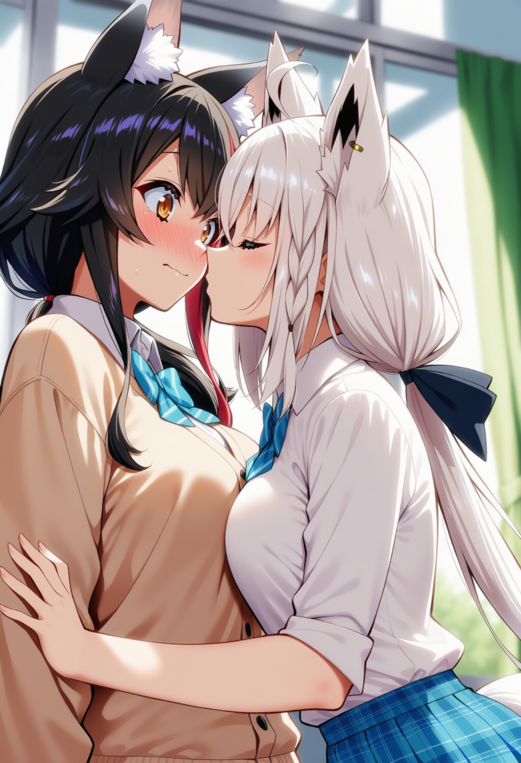フブミオが壁ドンしてちゅー♡