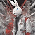 サイバーシティのうさぎ紳士 8枚目