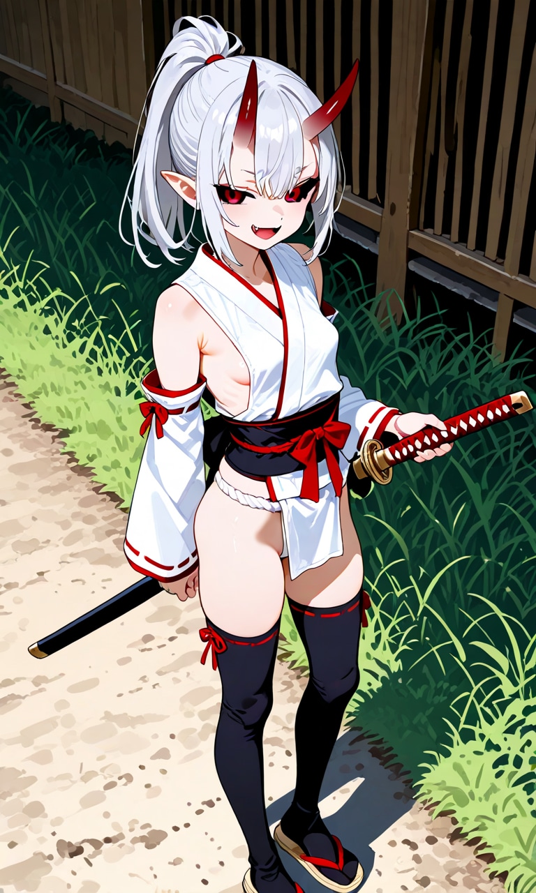 鬼っ娘剣士