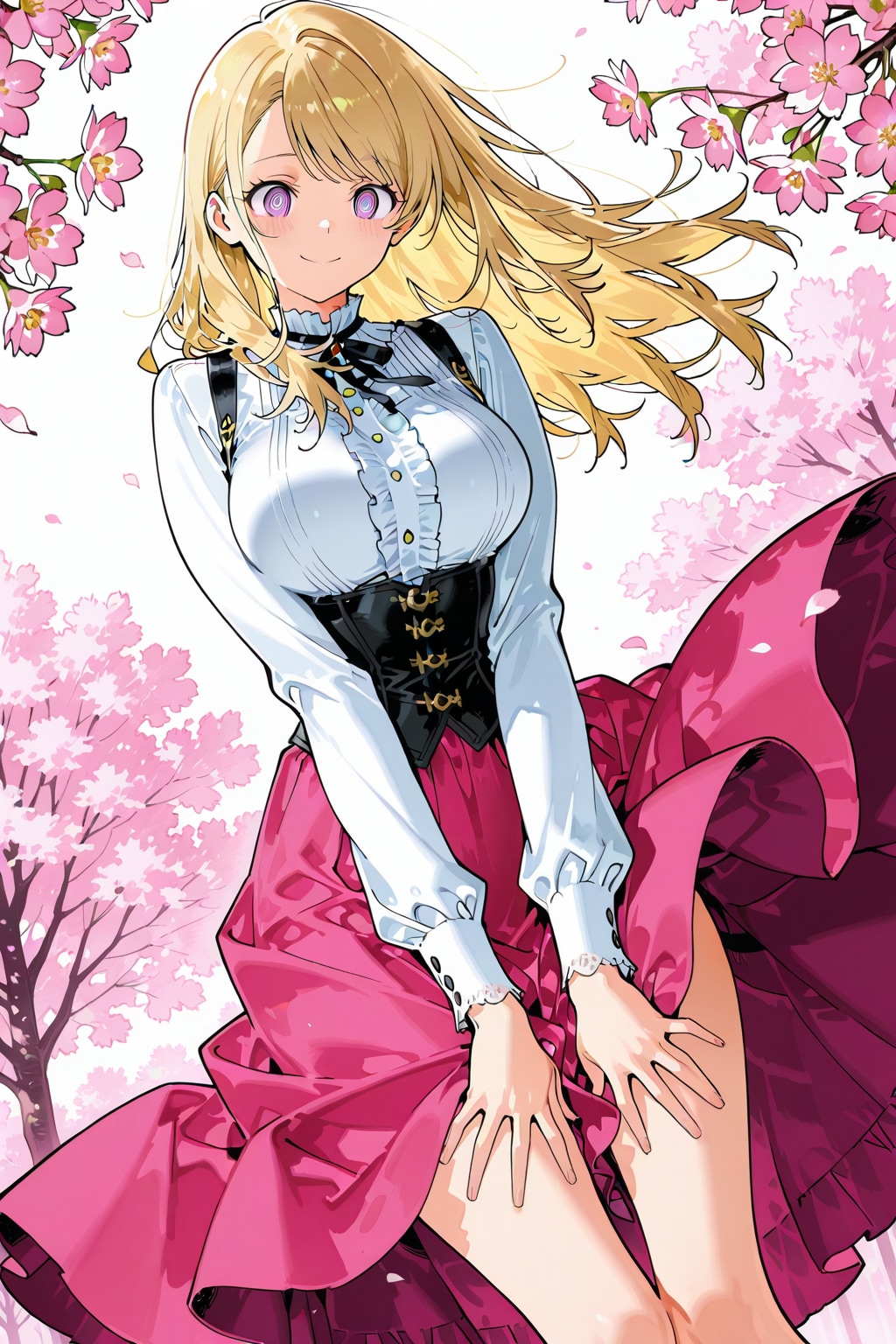 いやーん。春風さんのエッチ💕 | の人気AIイラスト・グラビア