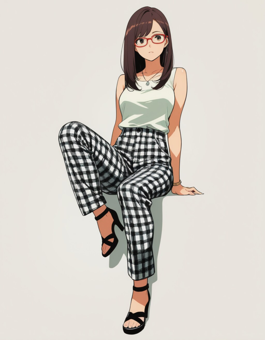 お姉さんのイラスト