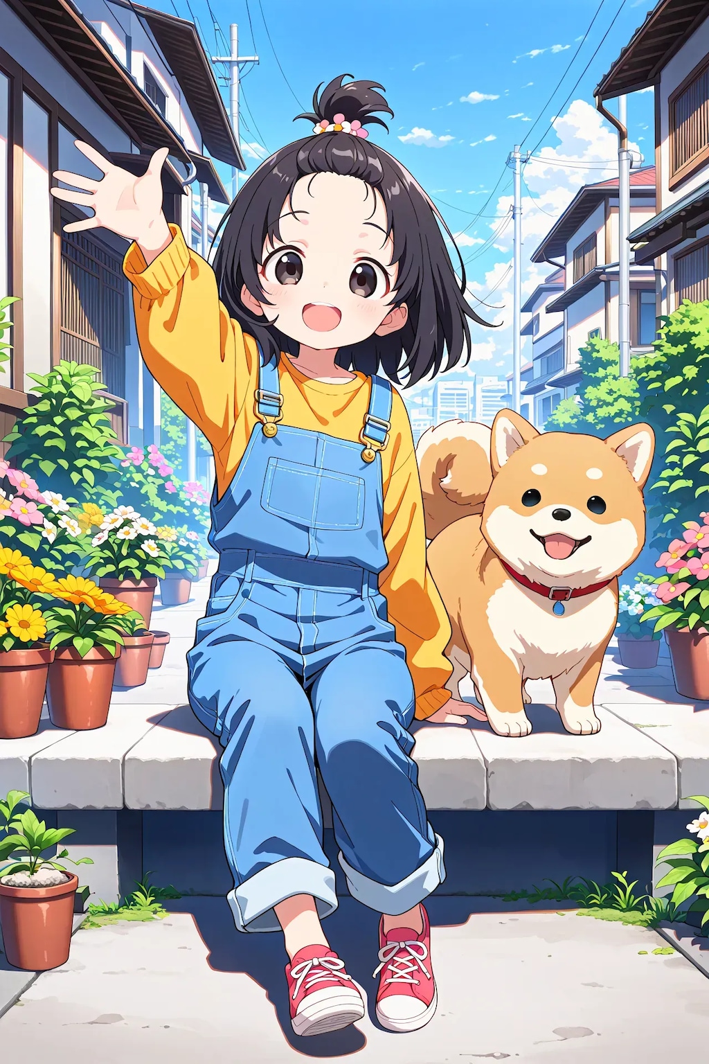 朝の住宅街10