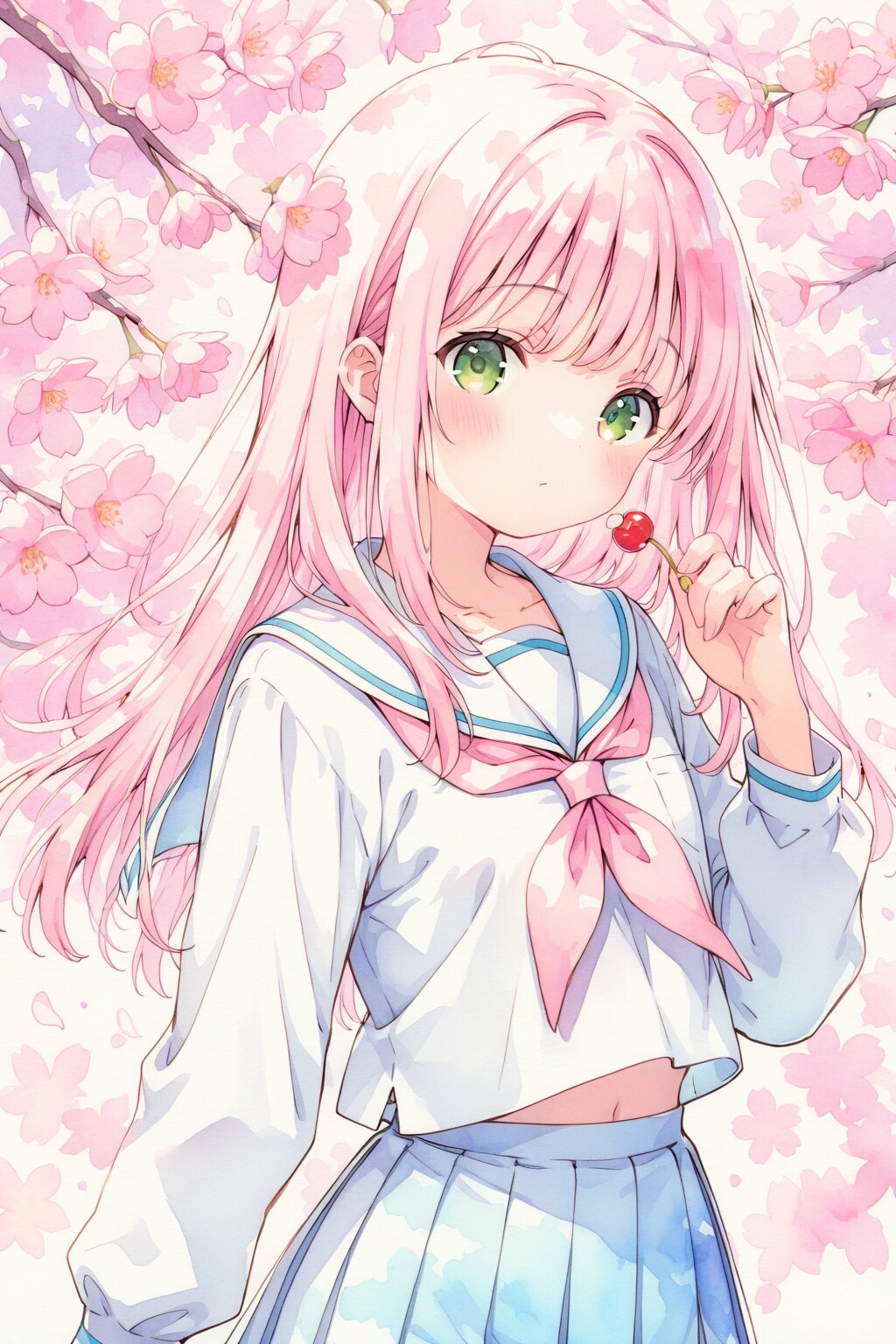 桜舞うHARPYちゃん