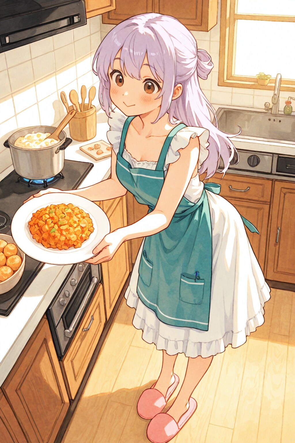 紫髪ちゃん