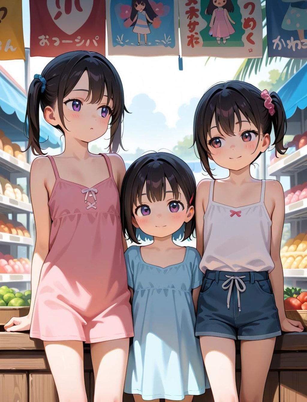 幼女、市場へ行く２