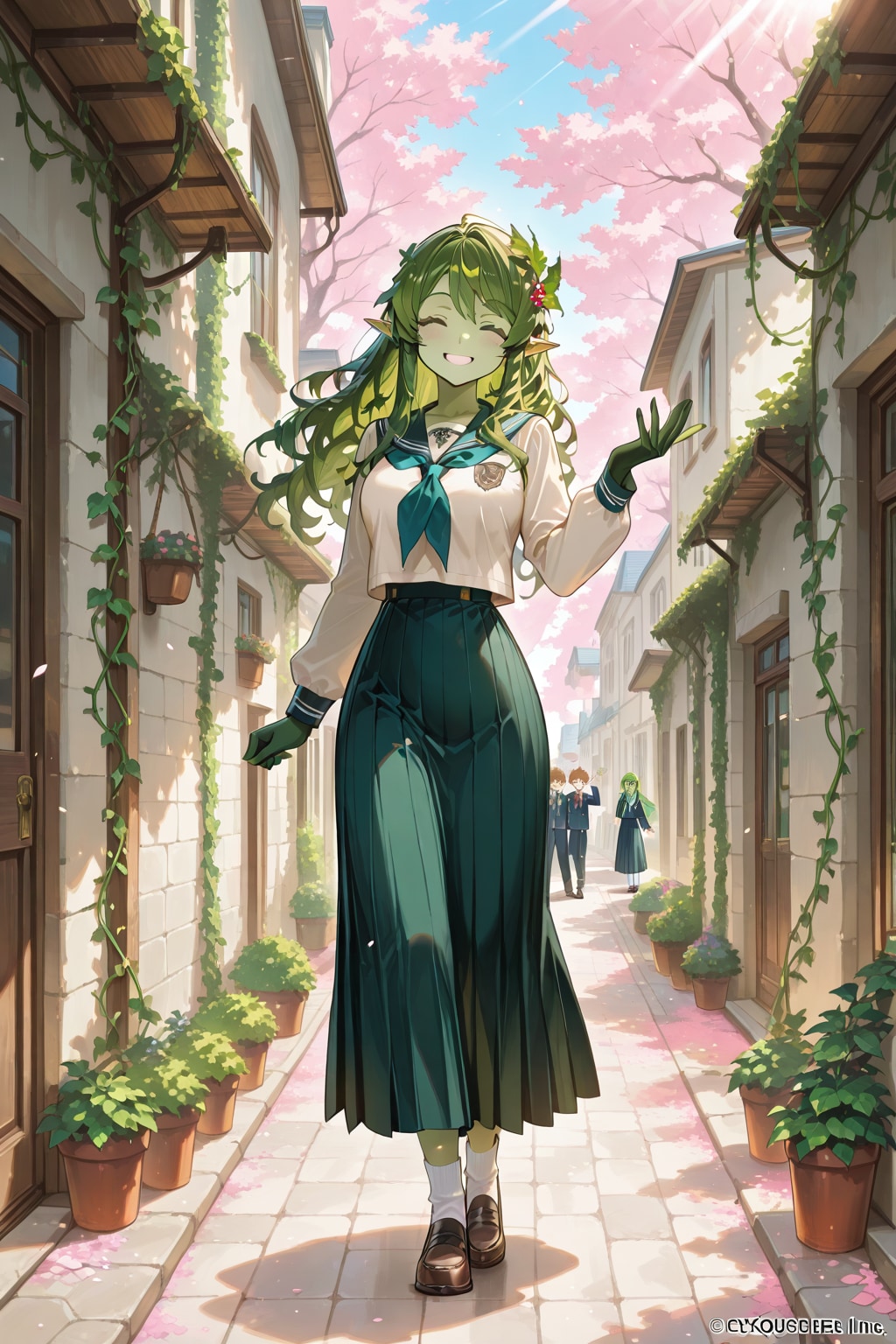 入学式の日のDRYADちゃん