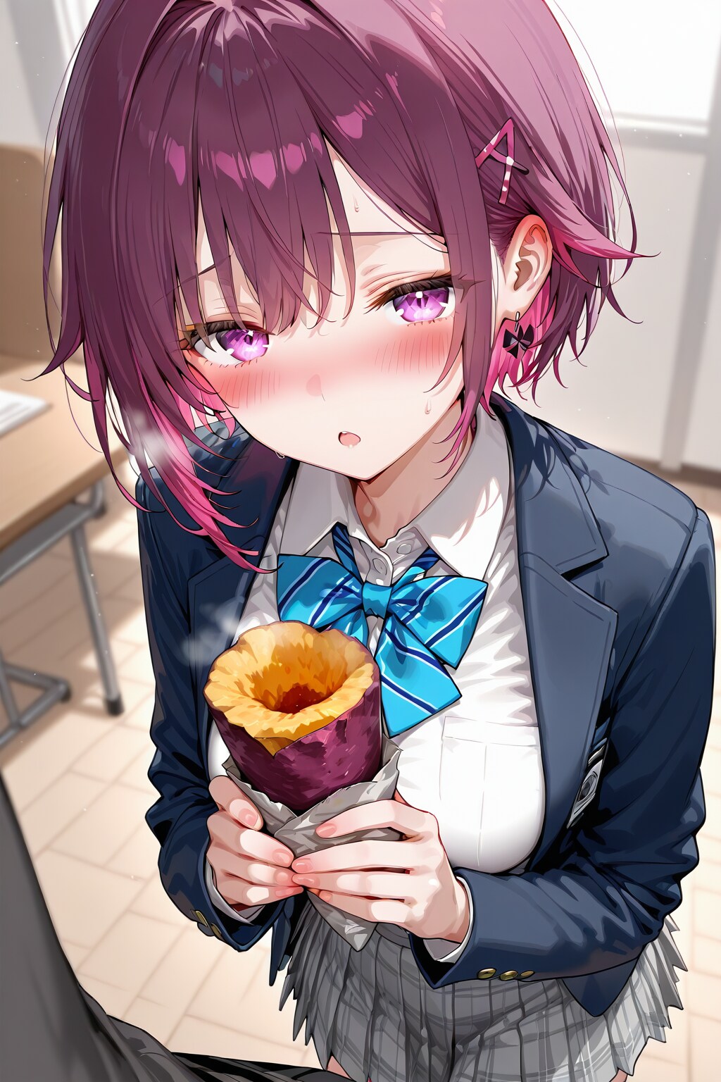 焼き芋ふーふー