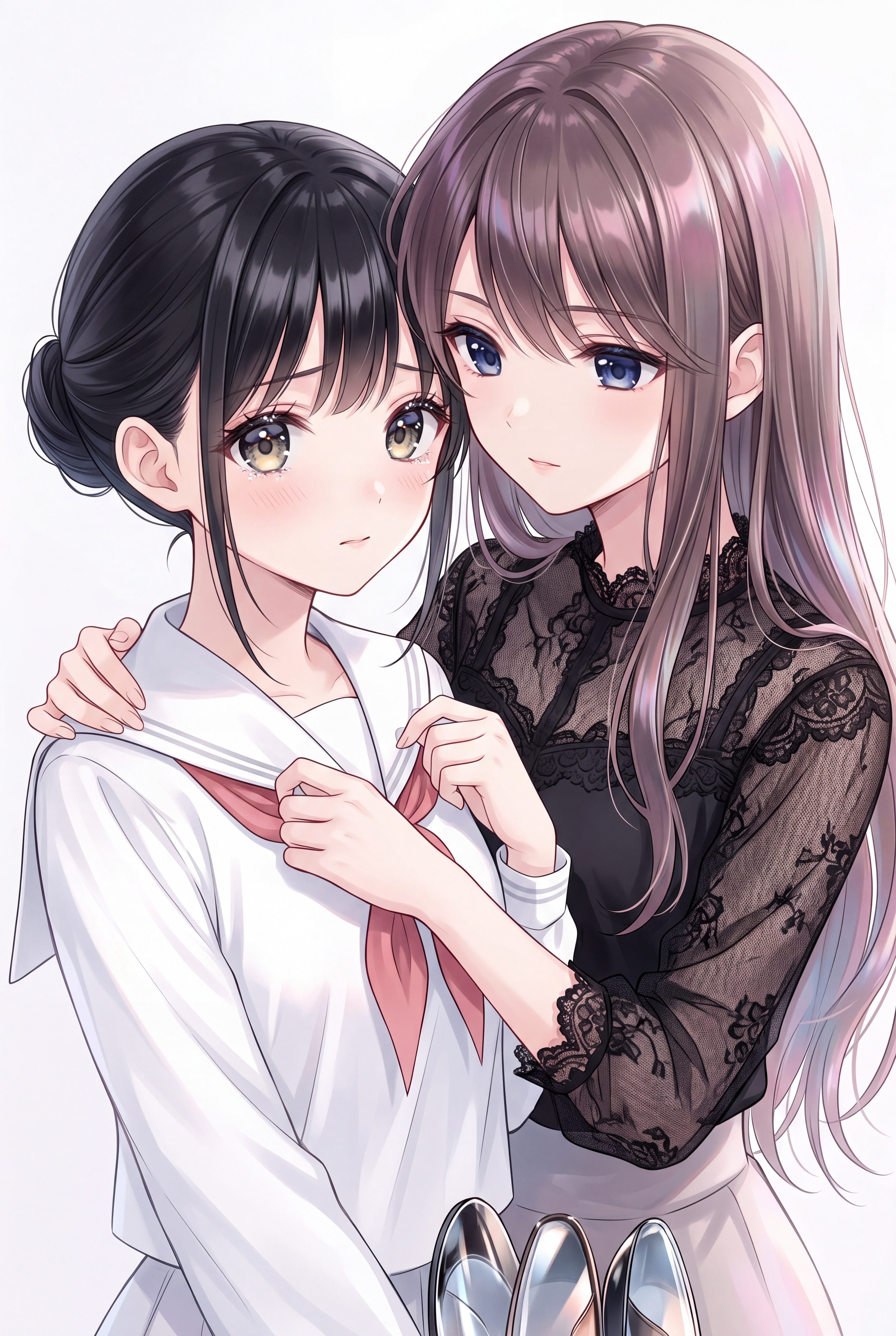 静かな絆の交差 | の人気AIイラスト・グラビア