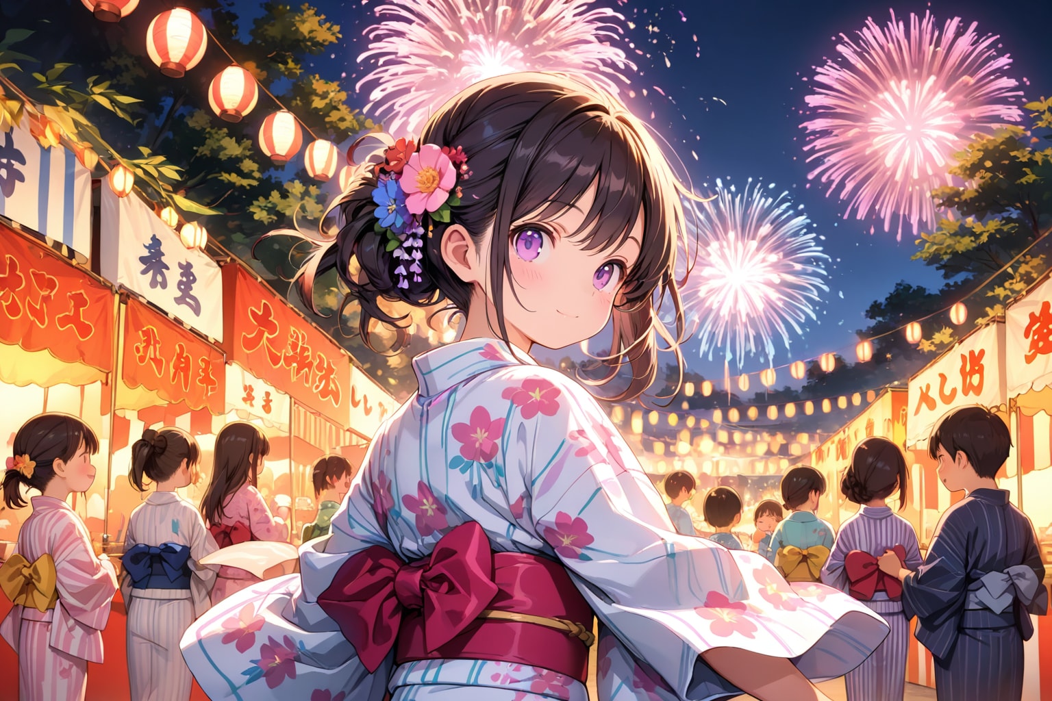 浴衣の女の子