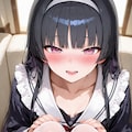 無垢な黒髪ロングの女の子に足コキしてもらったよ♡ 3枚目