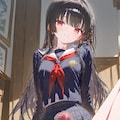 無垢な黒髪ロングの女の子に足コキしてもらったよ♡ 5枚目