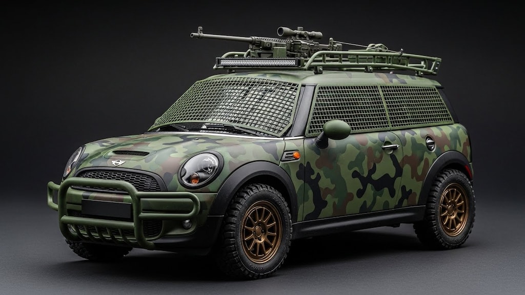 ミニクーパー軍用車