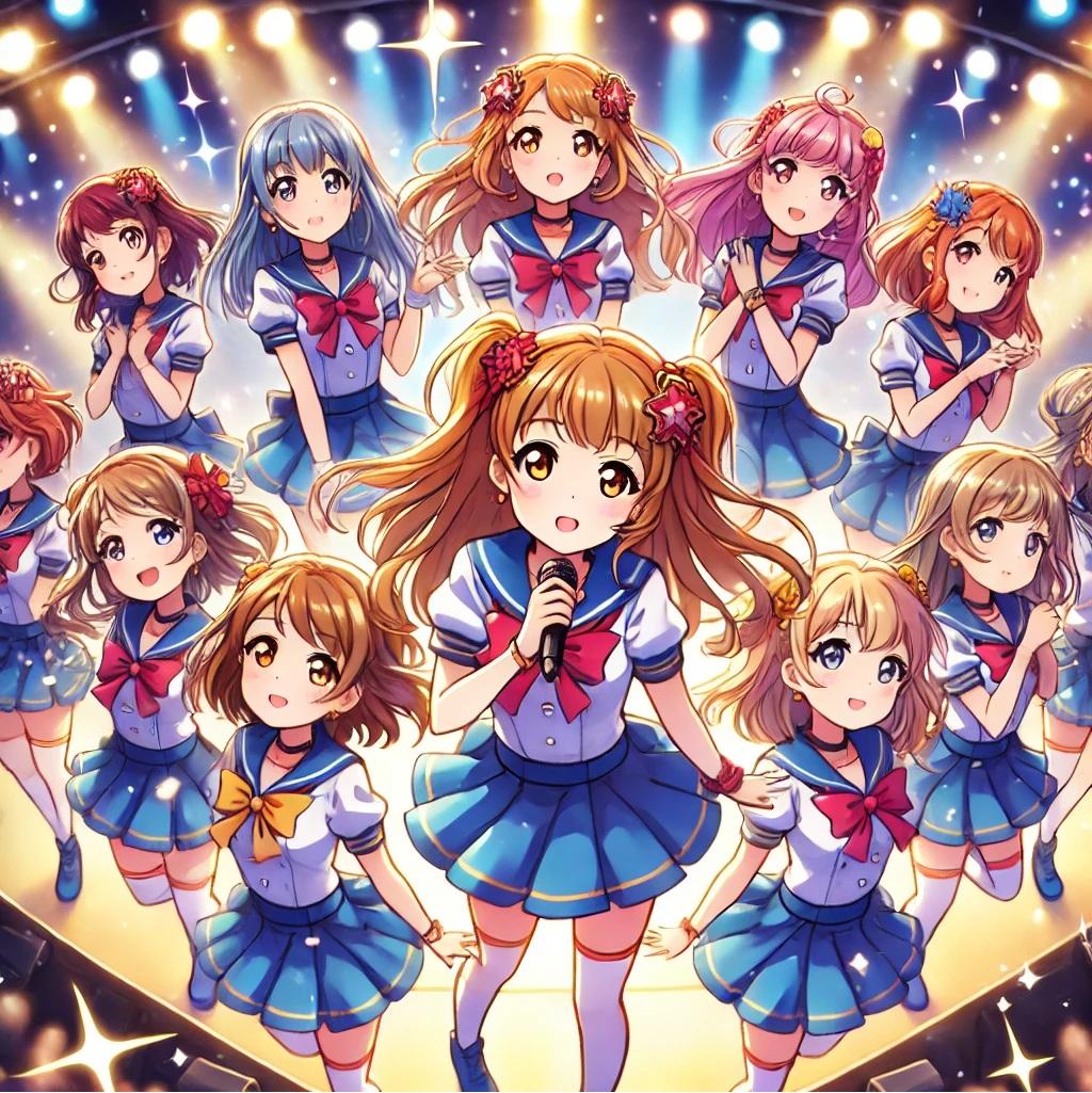 煌めく青春のアイドルたち | の人気AIイラスト・グラビア