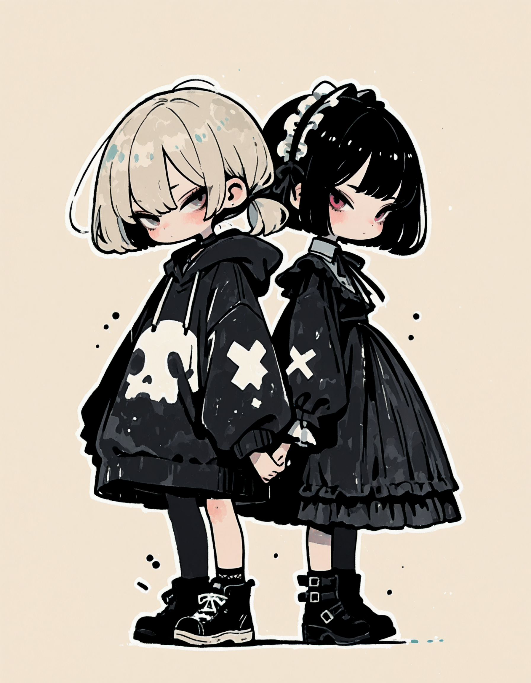 holding hands | の人気AIイラスト・グラビア