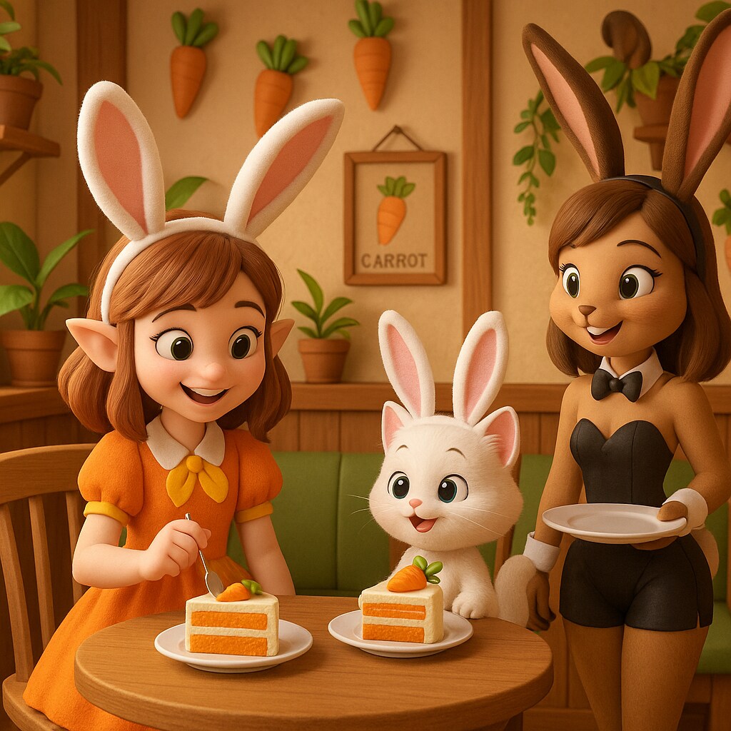 うさぎカフェのしあわせ時間