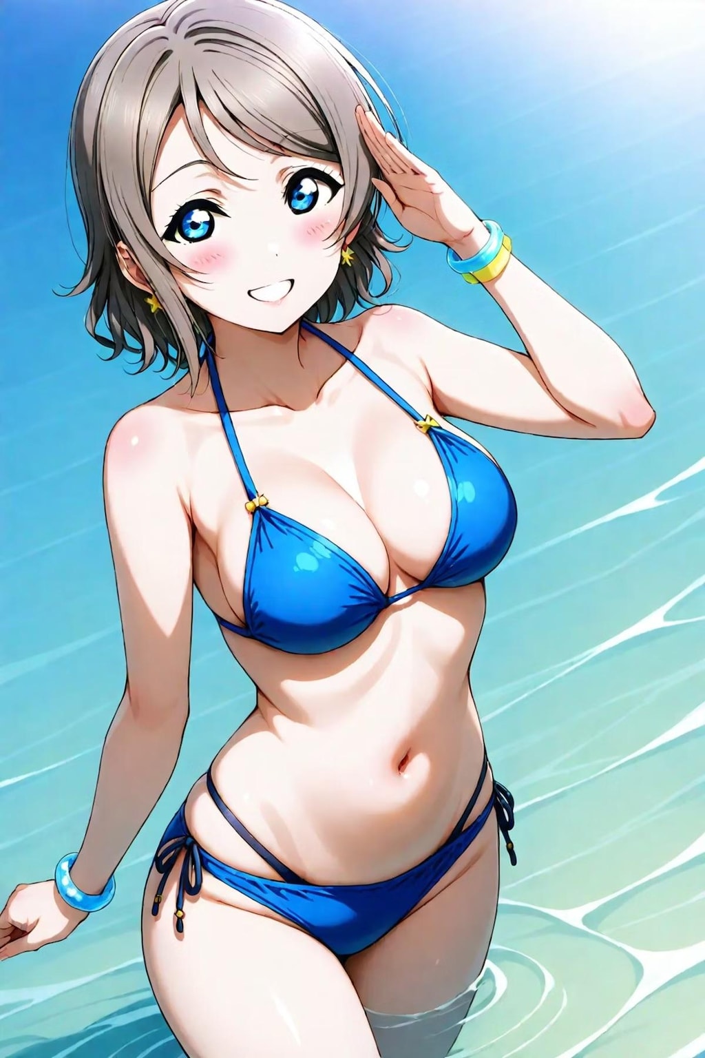 別垢＠mitsu8monから渡辺曜ビキニ👙📲