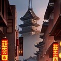 城下町 2枚目