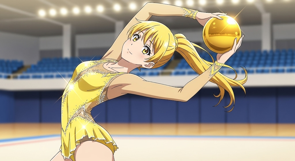 黄ぽに新体操（タマ）