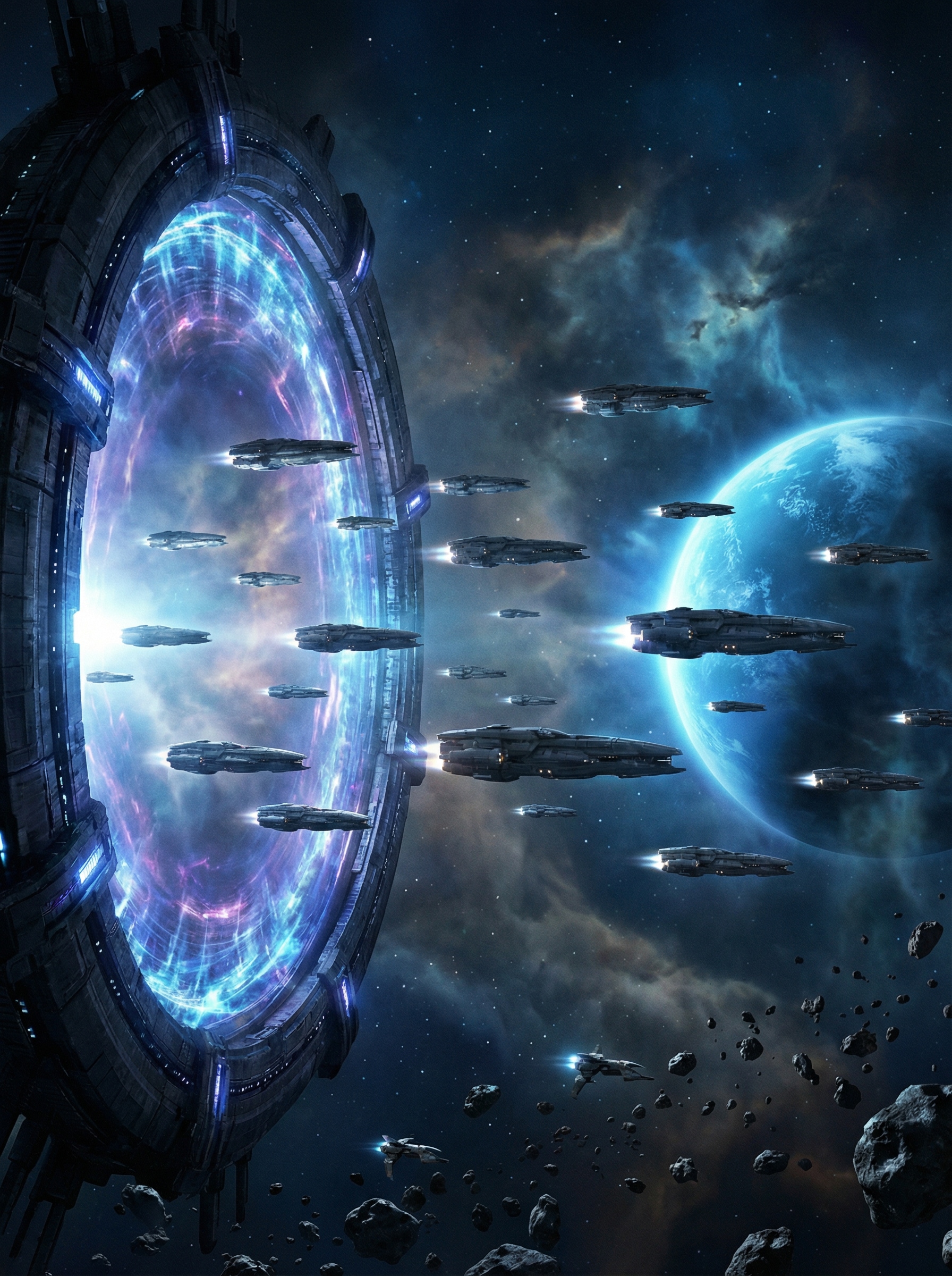 大艦隊の到着 | の人気AIイラスト・グラビア