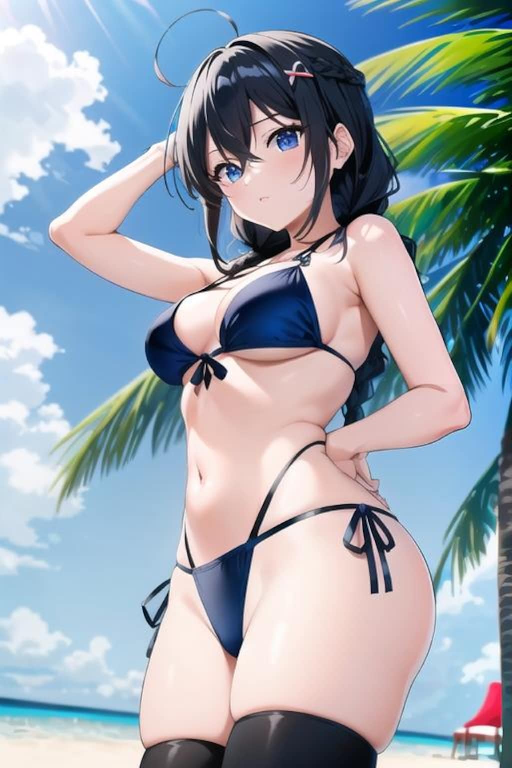 艦これ時雨　ビーチ