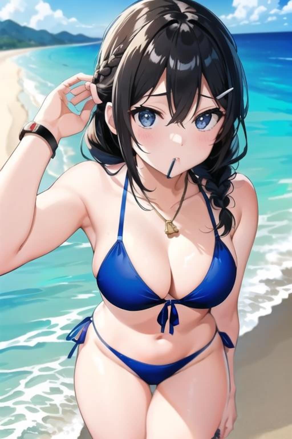 艦これ時雨　ビーチ