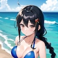 艦これ時雨　ビーチ 4枚目