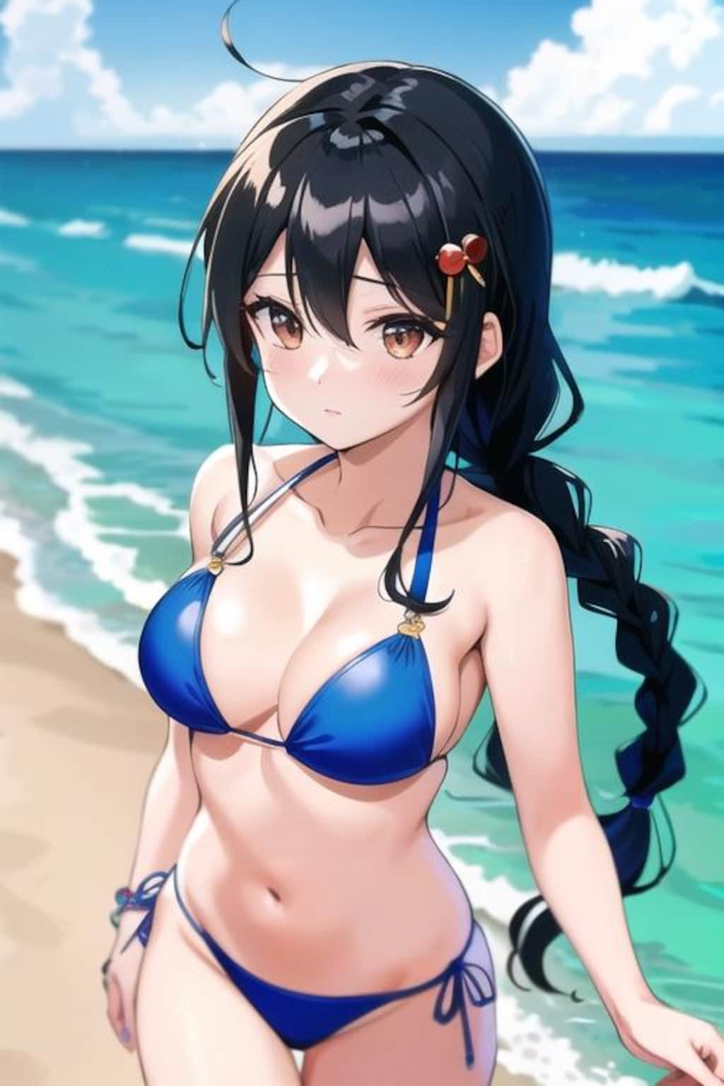 艦これ時雨　ビーチ