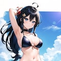 艦これ時雨　ビーチ 5枚目