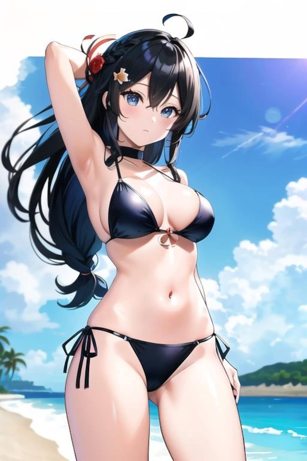 艦これ時雨　ビーチ