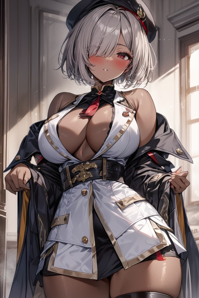 ちょっとセクシーな軍服ユーリカさん