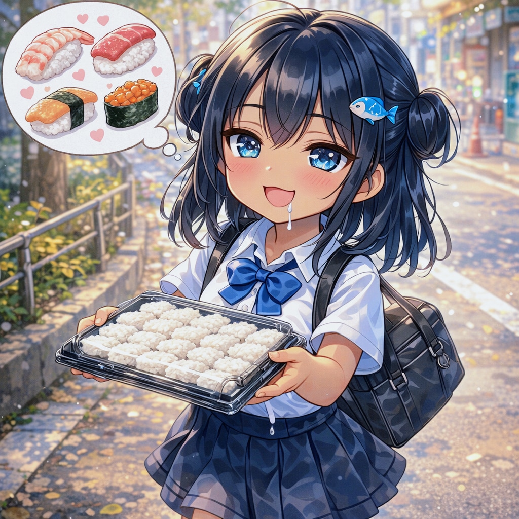 しゃり玉を買ったこなつちゃん