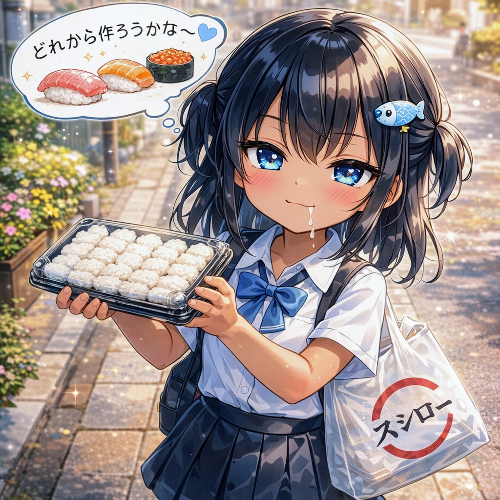 しゃり玉を買ったこなつちゃん | の人気AIイラスト・グラビア