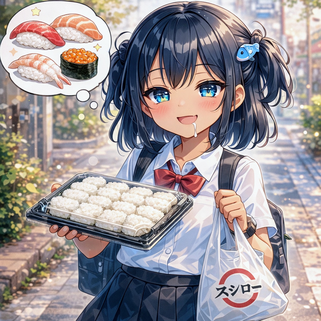 しゃり玉を買ったこなつちゃん