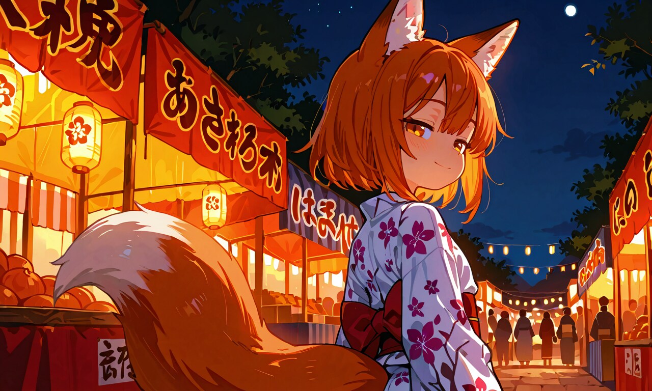 御狐さま、祭りへ行く