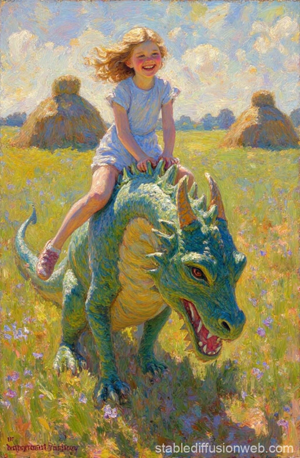 少女とドラゴン