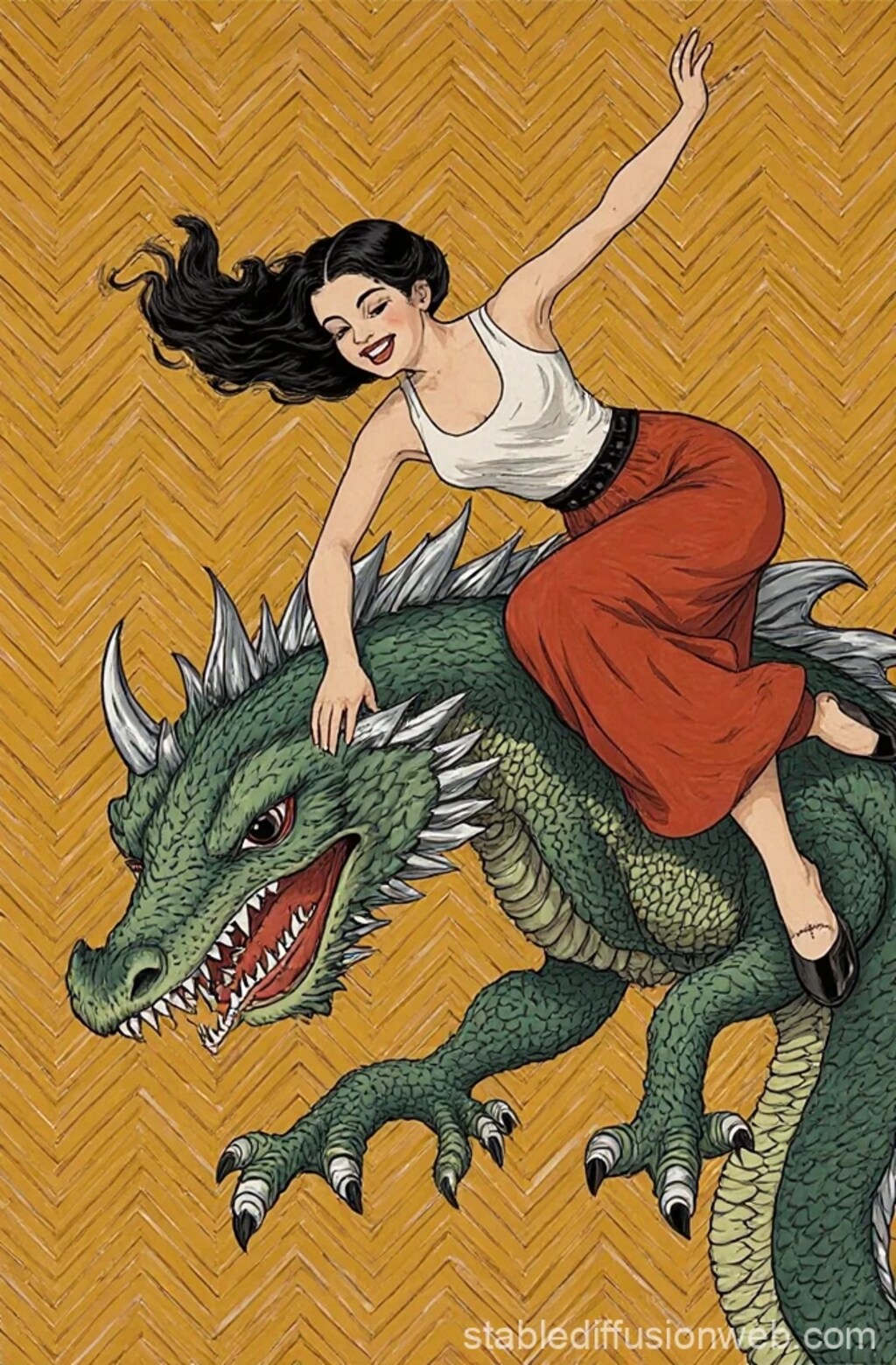 少女とドラゴン