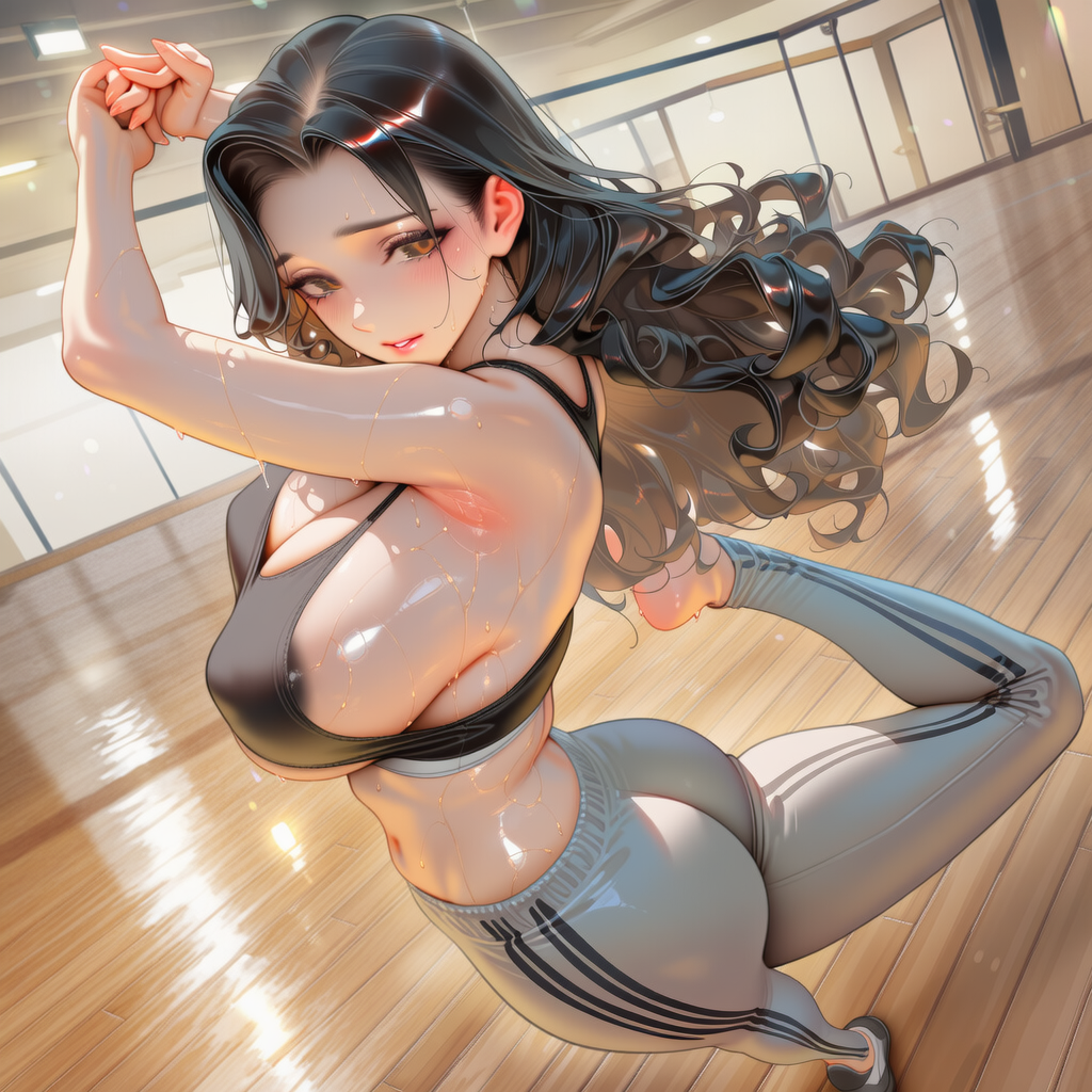 のぞみさん、ダンストレーニング2
