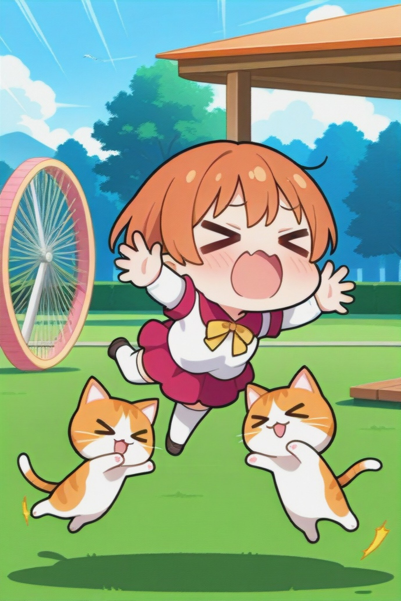 猫と女の子 | の人気AIイラスト・グラビア