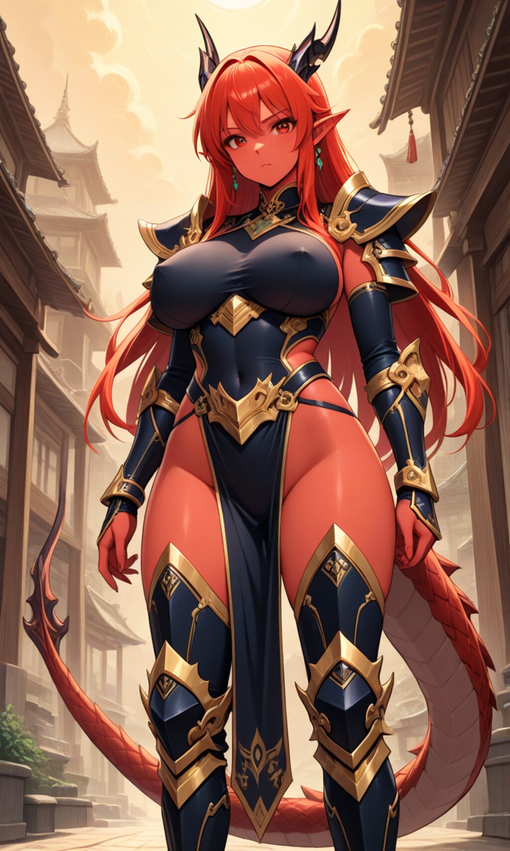 ドラゴン族の前垂れ