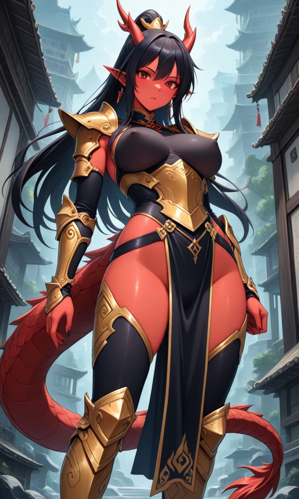 ドラゴン族の前垂れ