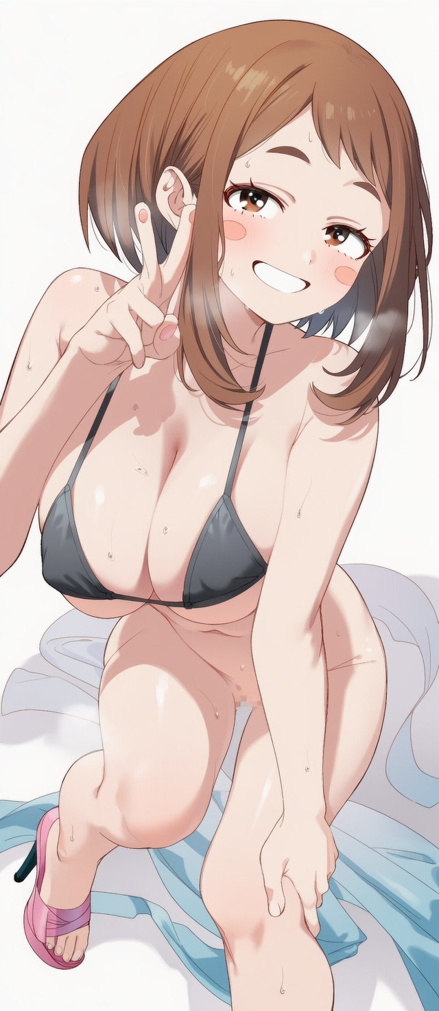 夏の重力少女、滴る熱気♡