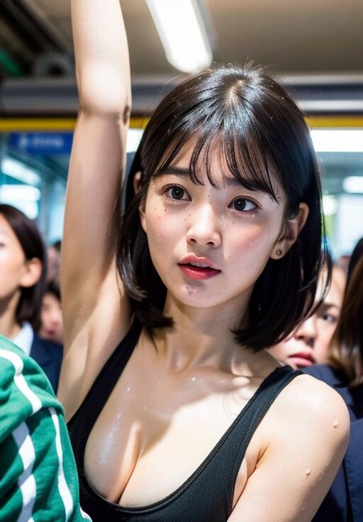 満員電車最悪・・・